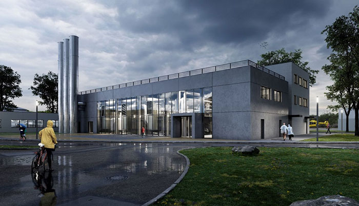 Bundeswehrzentralkrankenhauses Koblenz - Energiezentrale Bundeswehrzentralkrankenhauses Koblenz - Energiezentrale - Bild: wörner traxler richter