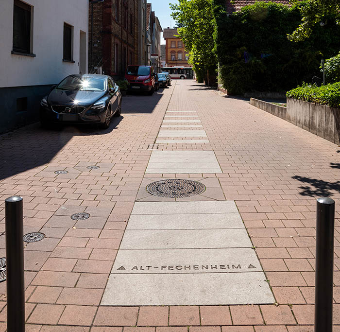 FAAG TECHNIK |  Aufwertung der Wege zum Mainufer in Frankfurt am Main, Stadtteil Fechenheim